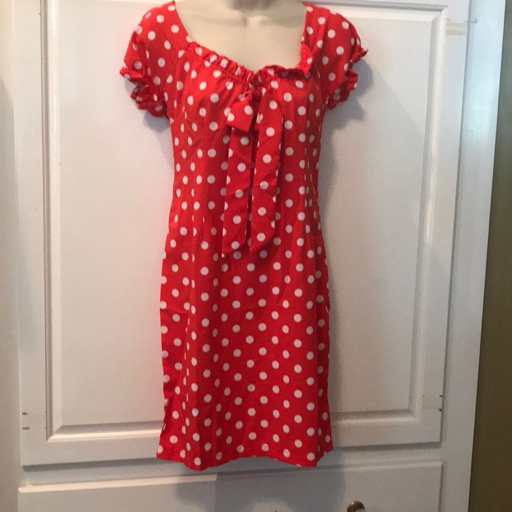 Red and white dress. NWT